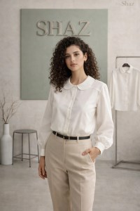 شومیز سیلک یقه B