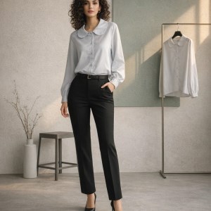 شومیز سیلک یقه B