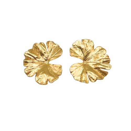 Women's-Flora-Rise-Statement-Earrings-24K-Gold-Plated-_-Les-Reines